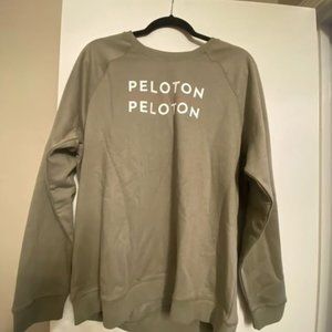 NWT Peloton Green Heritage Crewneck Sweatshirt